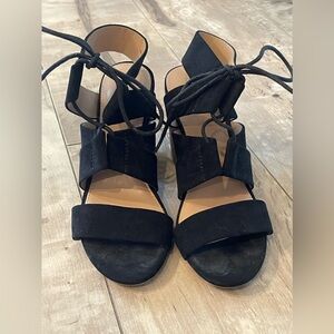 Merona Suede Tie Heels